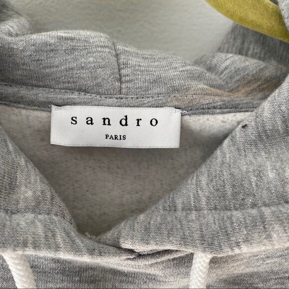 Sandro Play With Your Heart Embroidered Hoodie NWT"""""" - Picture 5 of 12